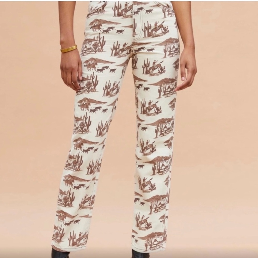 Reformation Sonora high rise western cowboy jeans